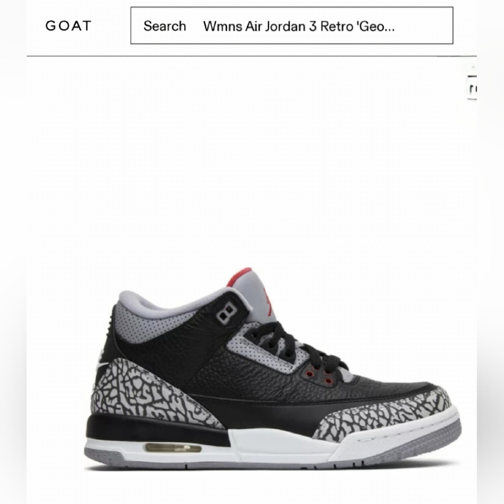 2018 Air Jordan 3 Retro OG BG 'Black Cement' 2018